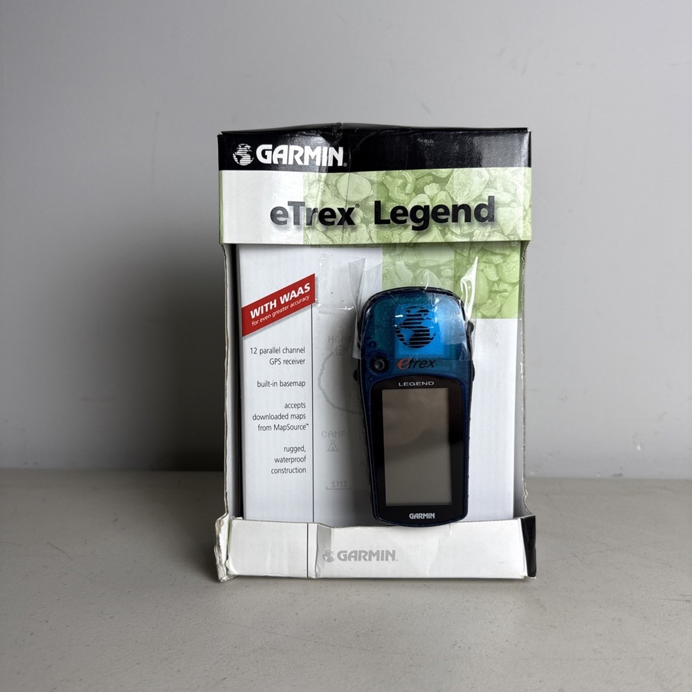 New Garmin eTrex Legend Handheld Outdoor GPS Navigation 2001